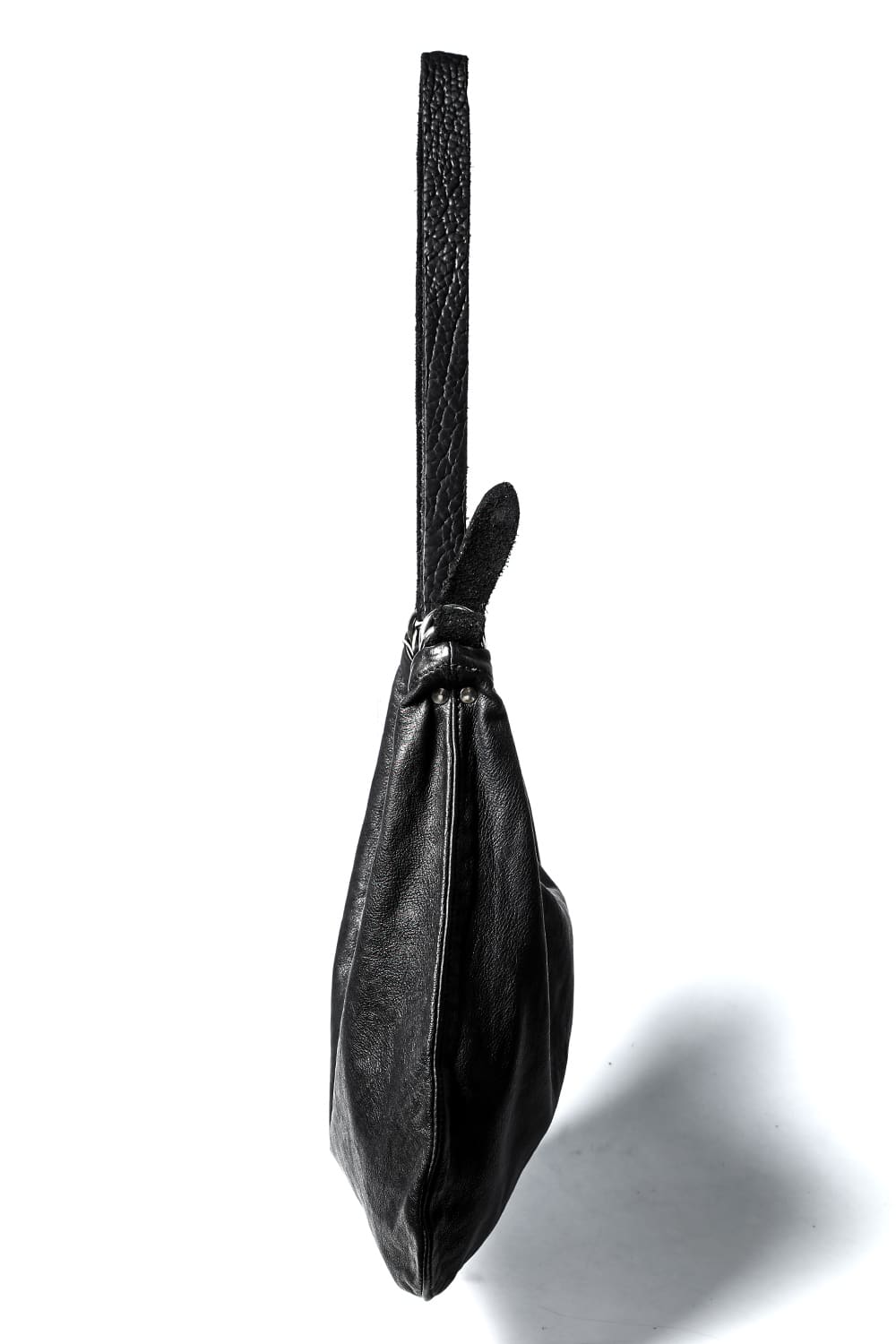 Leather Crossbody Bag - Goat Full Grain Leather - Q20 BLKT