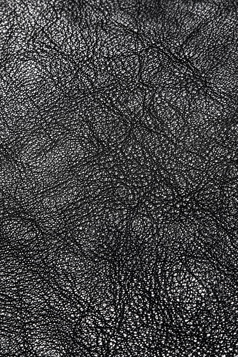 Leather Crossbody Bag - Goat Full Grain Leather - Q20 BLKT