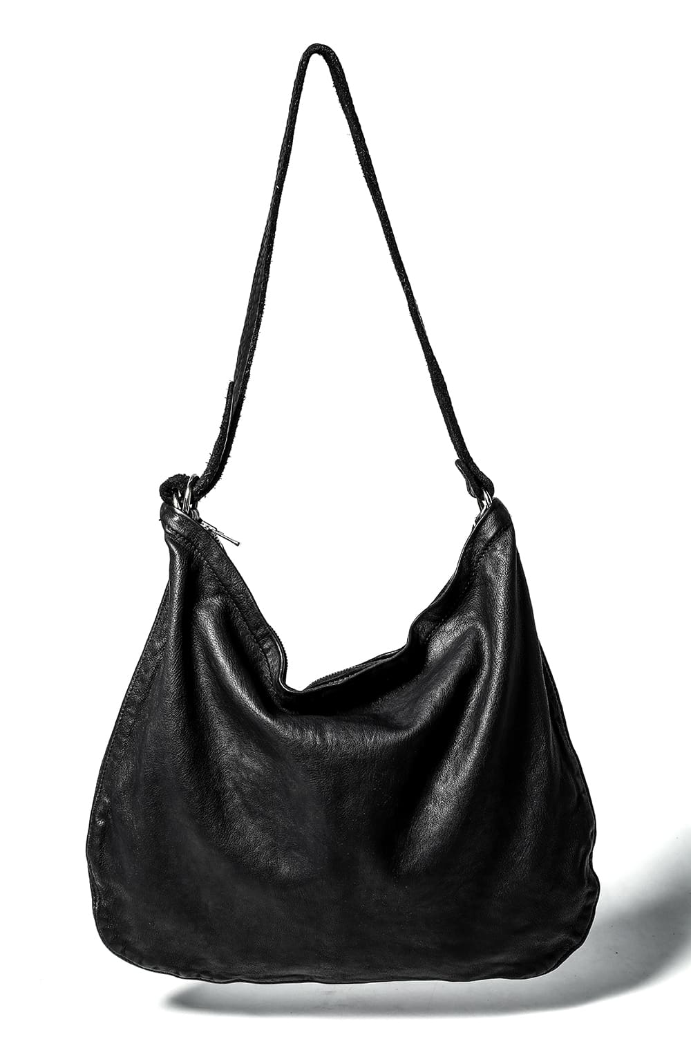 Leather Crossbody Bag - Goat Full Grain Leather - Q20 BLKT