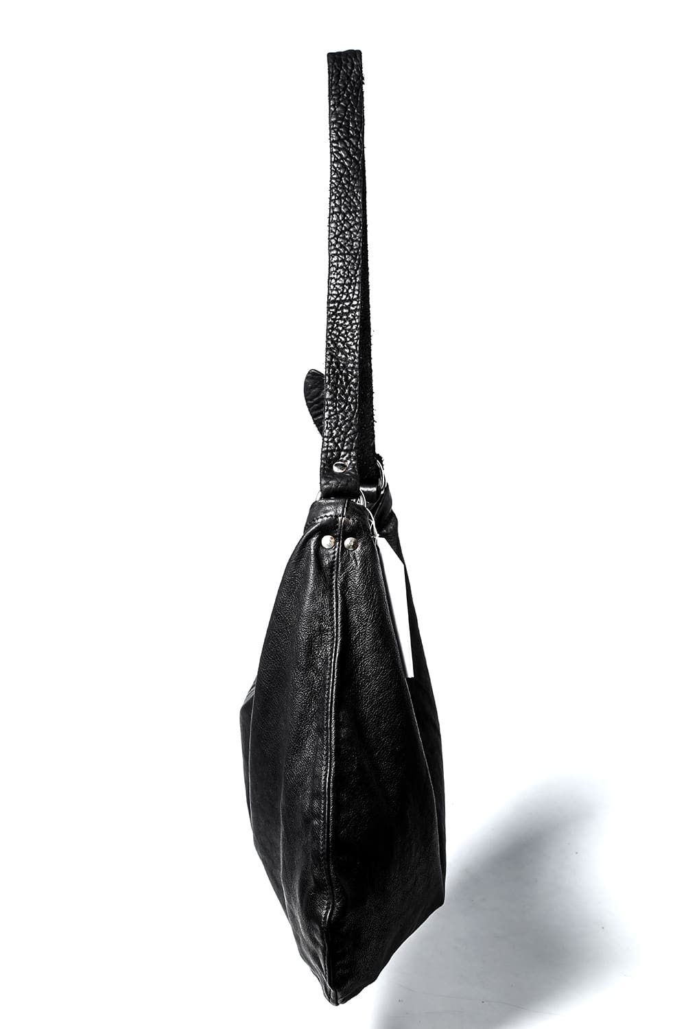 Leather Crossbody Bag - Goat Full Grain Leather - Q20 BLKT