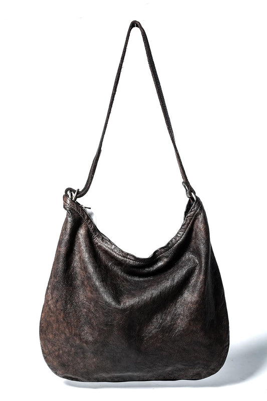 Leather Crossbody Bag - Goat Full Grain Leather - Q20 CV60T