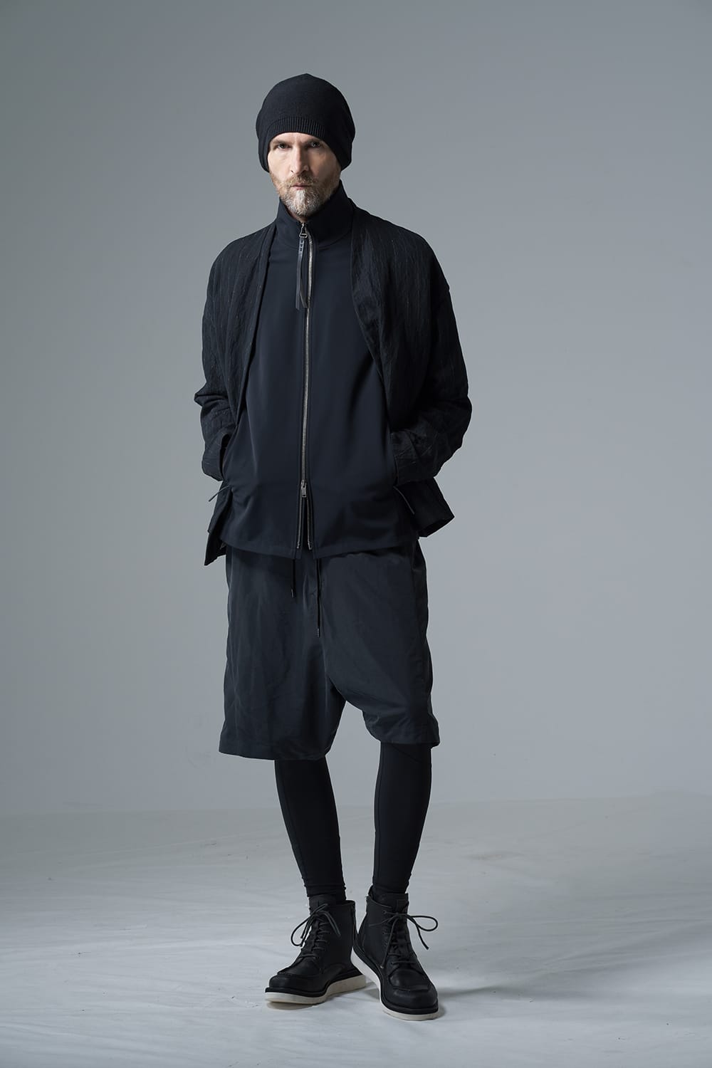 Jacket cotton linen metal shrink