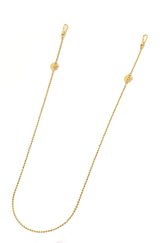 Mask Chain Holder Yellow Gold