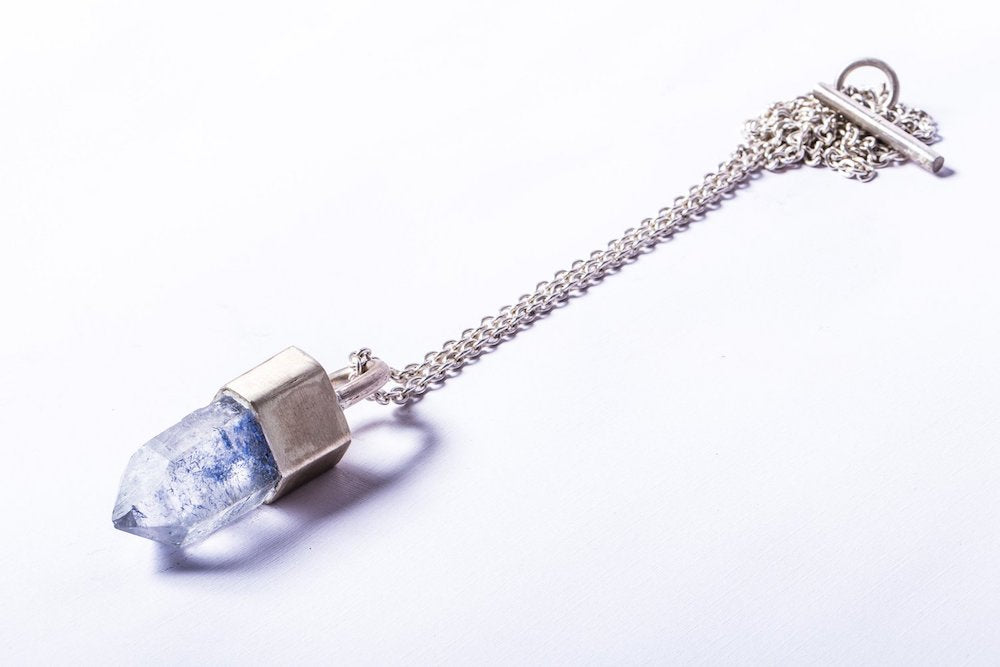 Talisman necklace SPECIMEN (Dumortierite)