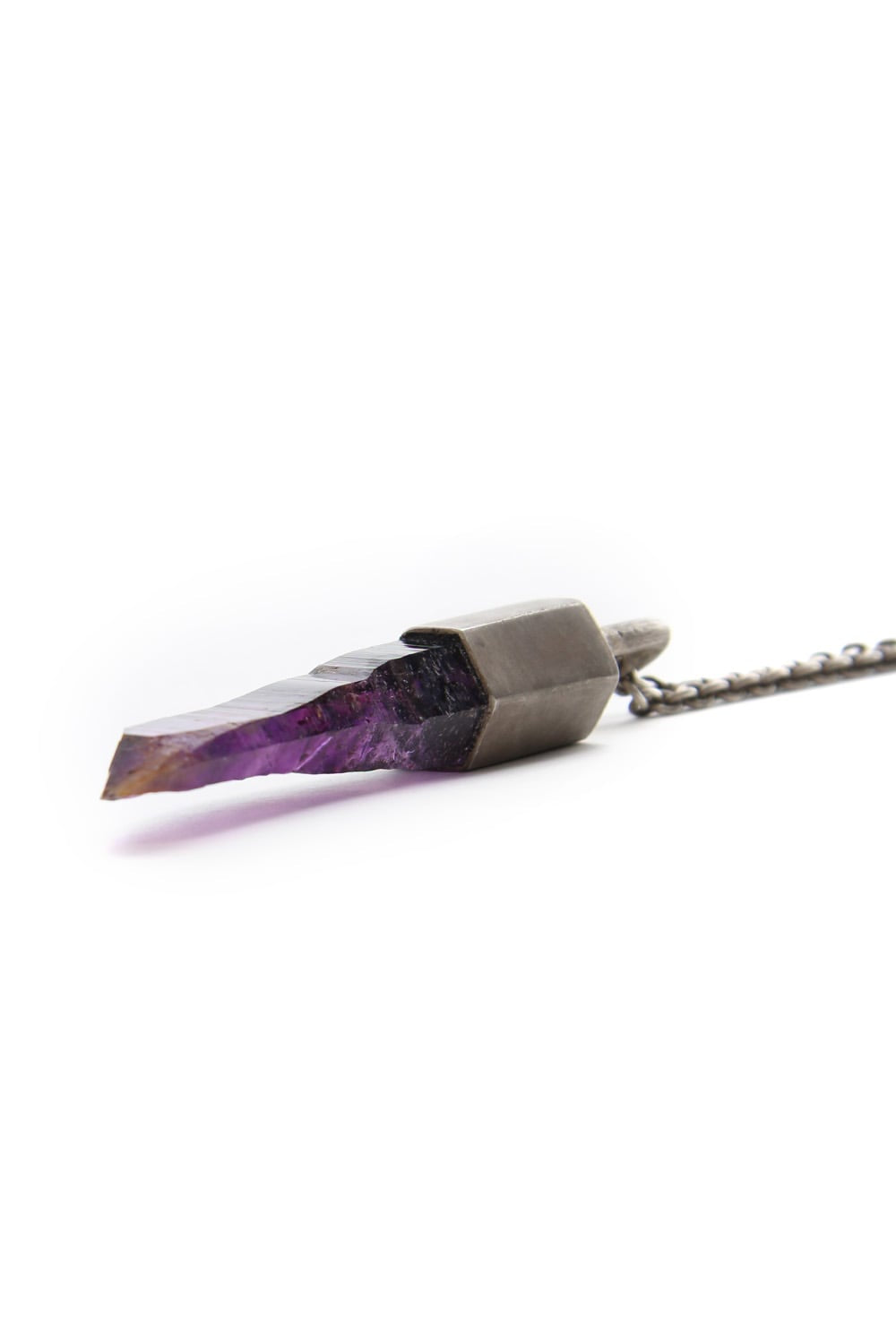 Talisman Necklace SPECIMEN (Brandberg Amethyst Quartz, DA+BAQ)