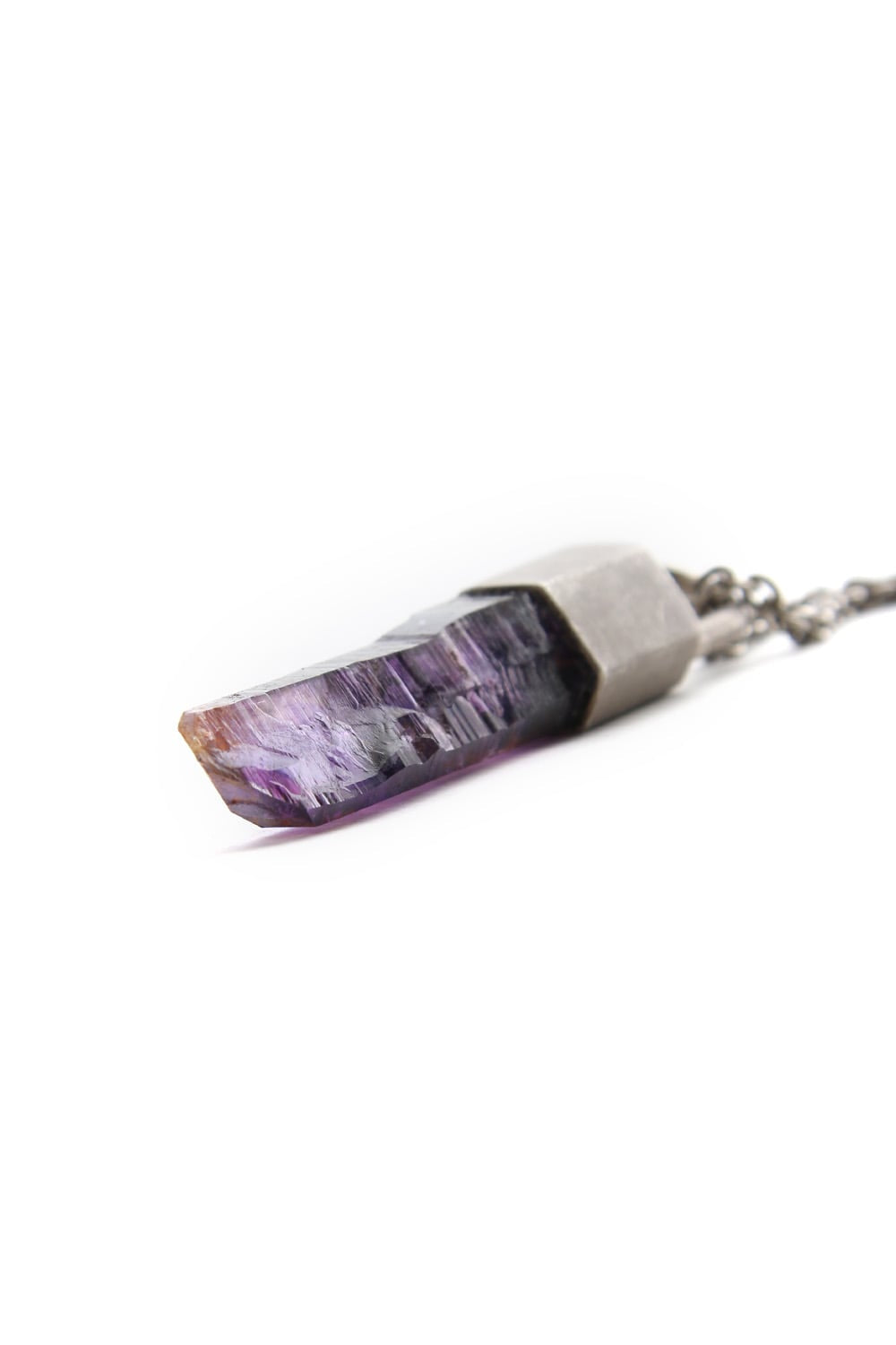 Talisman Necklace SPECIMEN (Brandberg Amethyst Quartz, DA+BAQ)