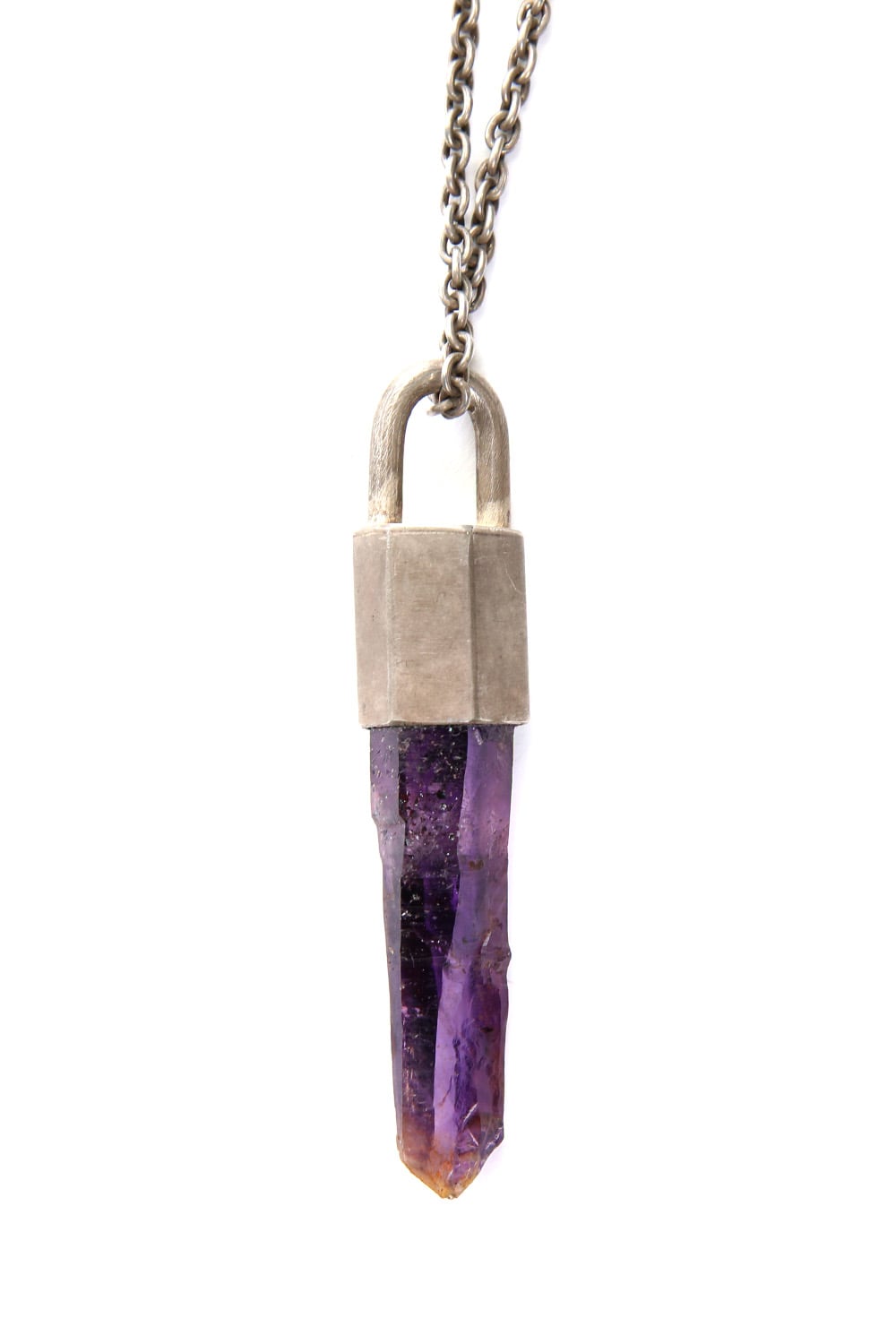 Talisman Necklace SPECIMEN (Brandberg Amethyst Quartz, DA+BAQ)