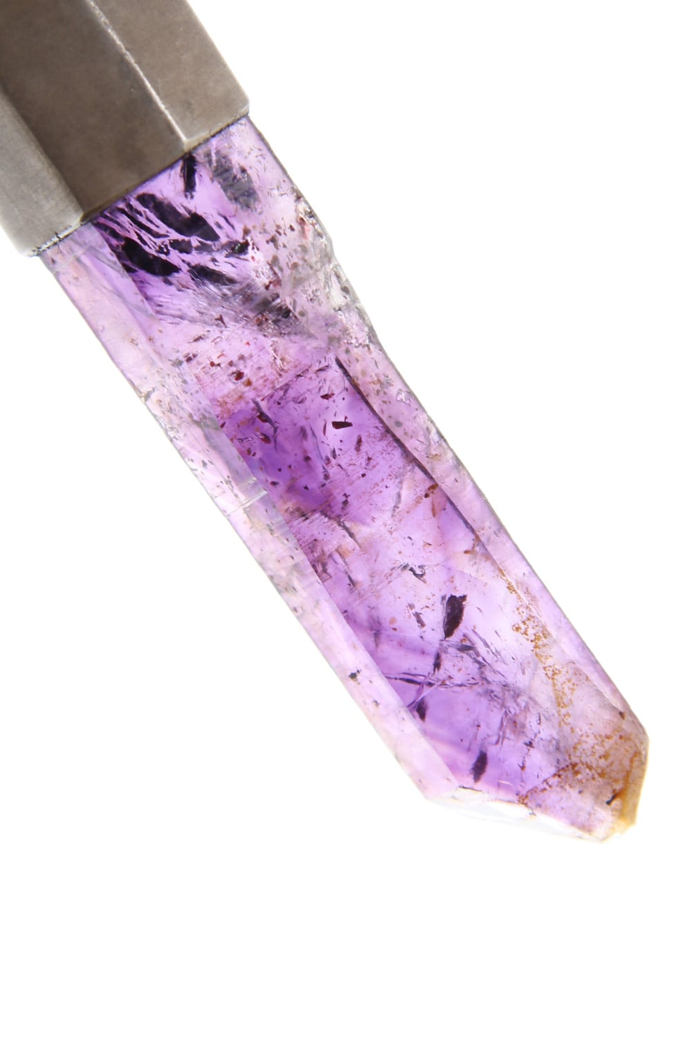 Talisman Necklace SPECIMEN (Brandberg Amethyst Quartz, DA+BAQ)