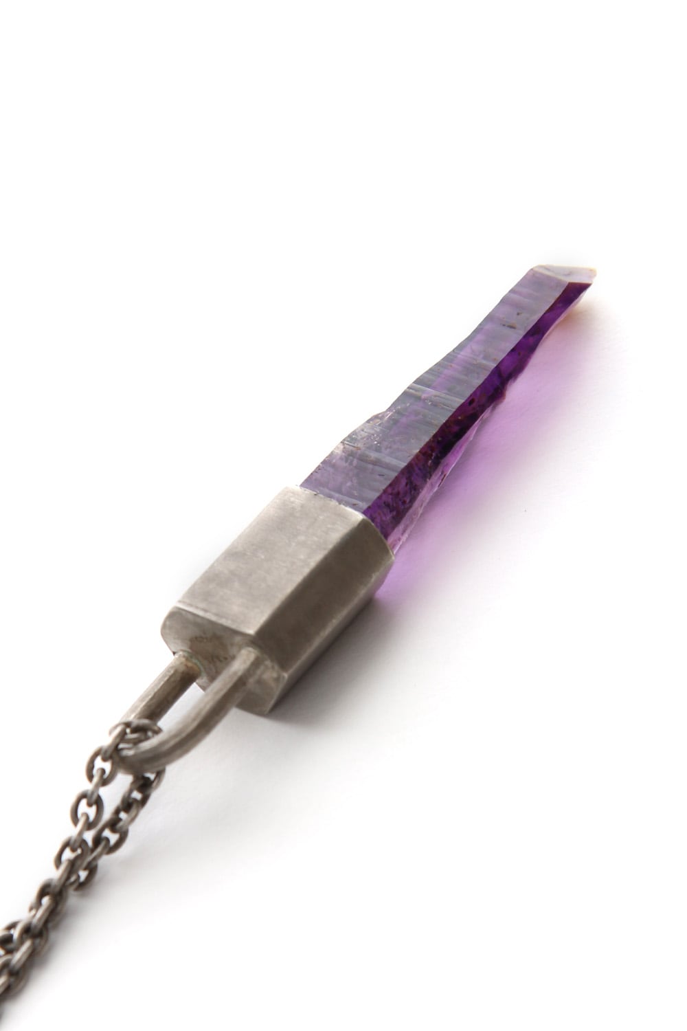 Talisman Necklace SPECIMEN (Brandberg Amethyst Quartz, DA+BAQ)