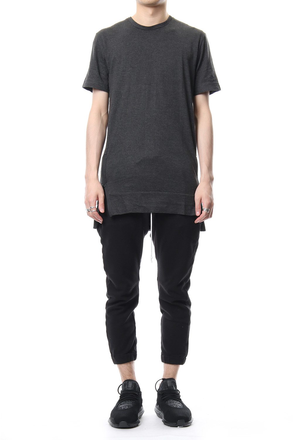 Seed Stitch Fleece Cold Dye Sarrouel Jersey Pants R+028