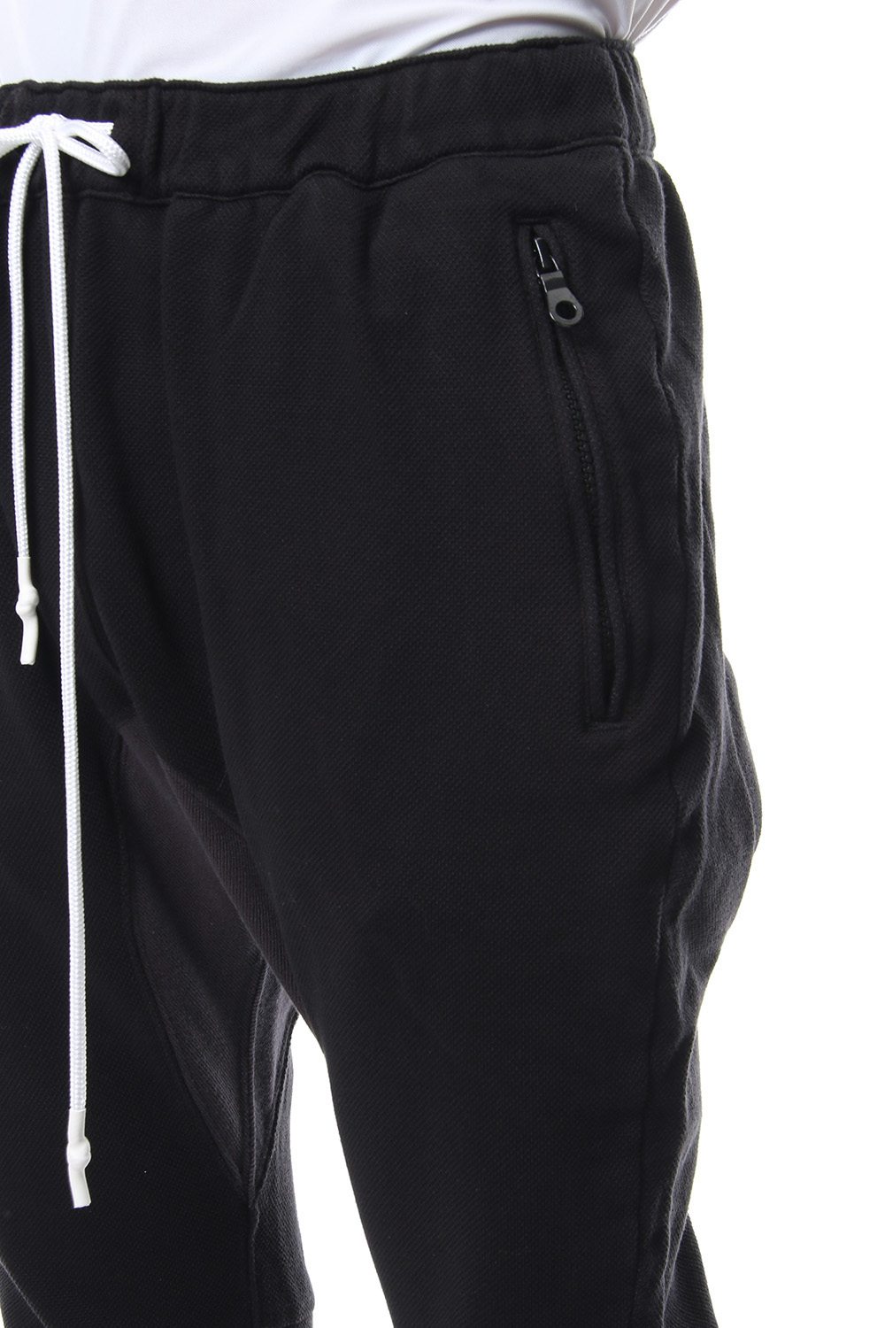 Seed Stitch Fleece Cold Dye Sarrouel Jersey Pants R+028