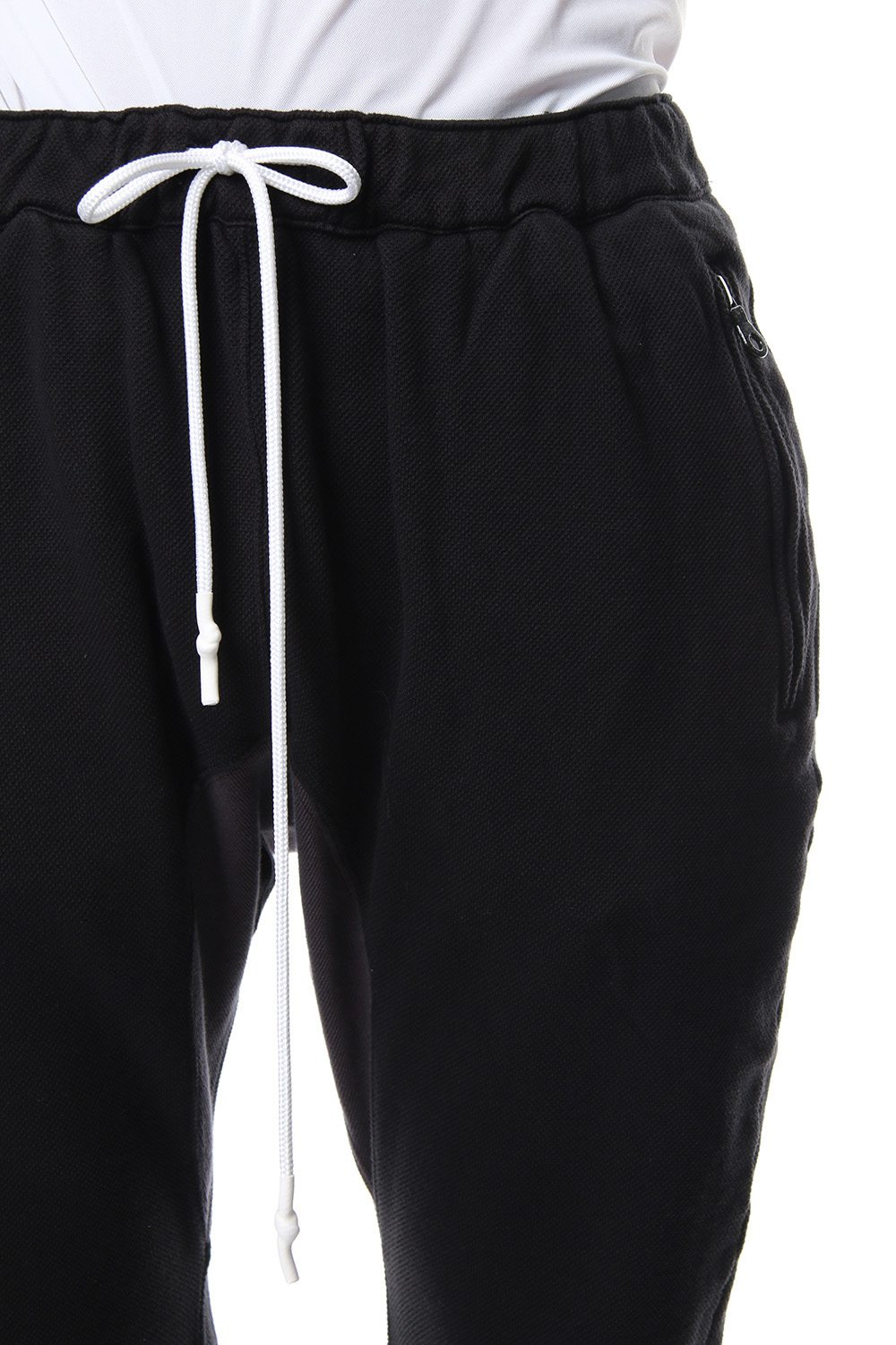Seed Stitch Fleece Cold Dye Sarrouel Jersey Pants R+028