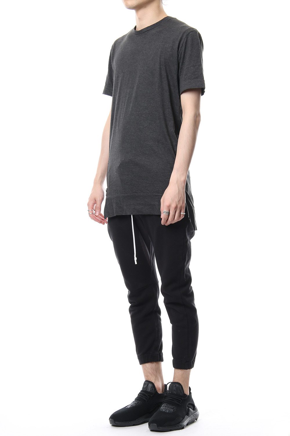 Seed Stitch Fleece Cold Dye Sarrouel Jersey Pants R+028