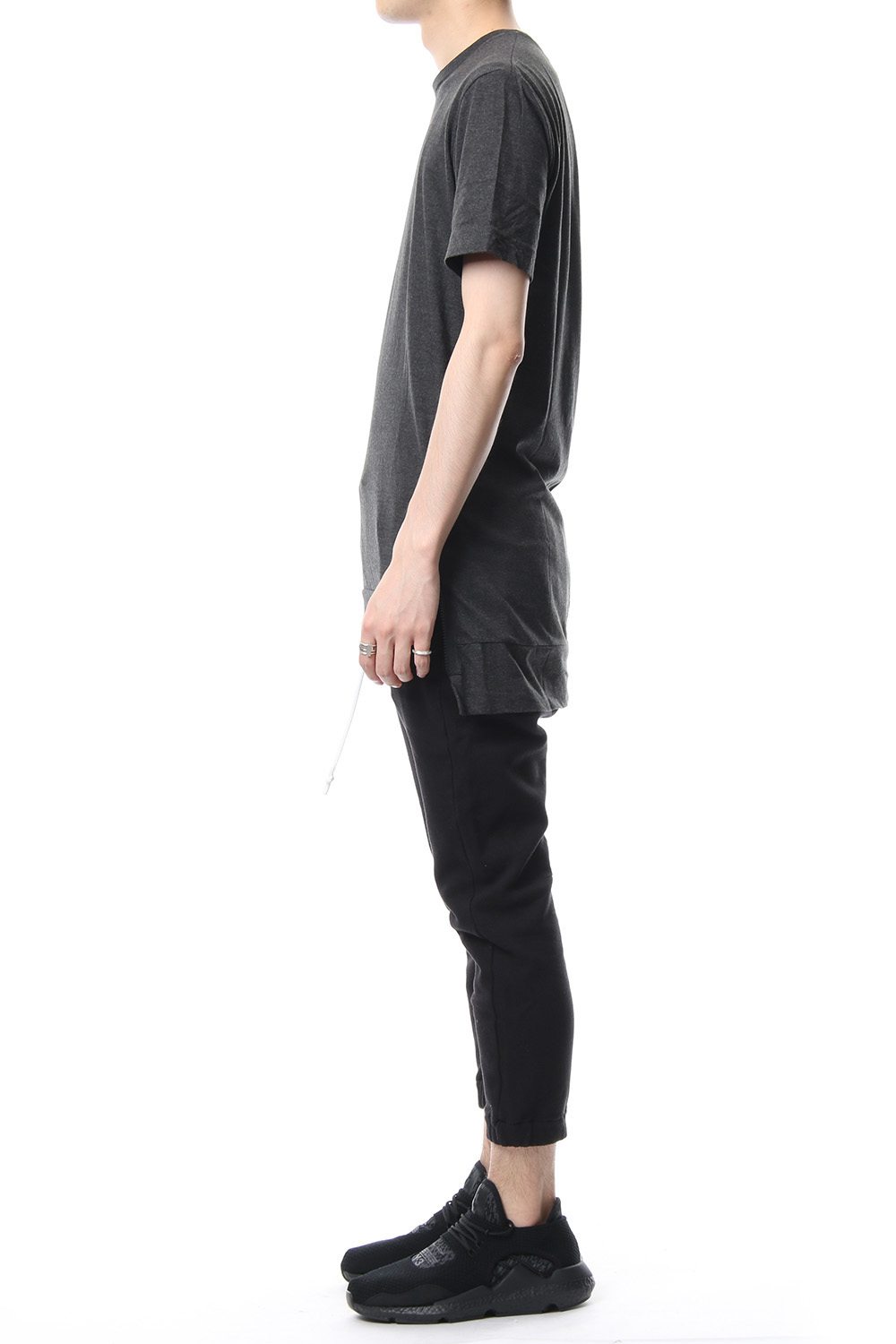 Seed Stitch Fleece Cold Dye Sarrouel Jersey Pants R+028