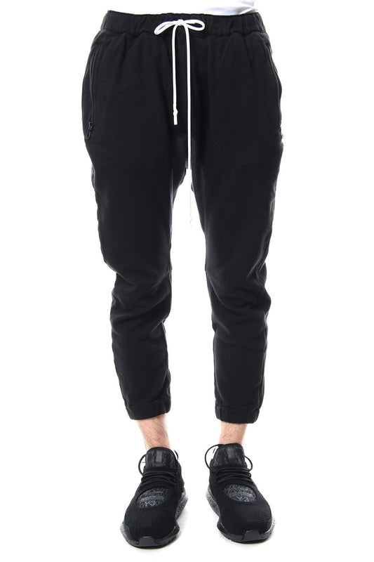 Seed Stitch Fleece Cold Dye Sarrouel Jersey Pants R+028