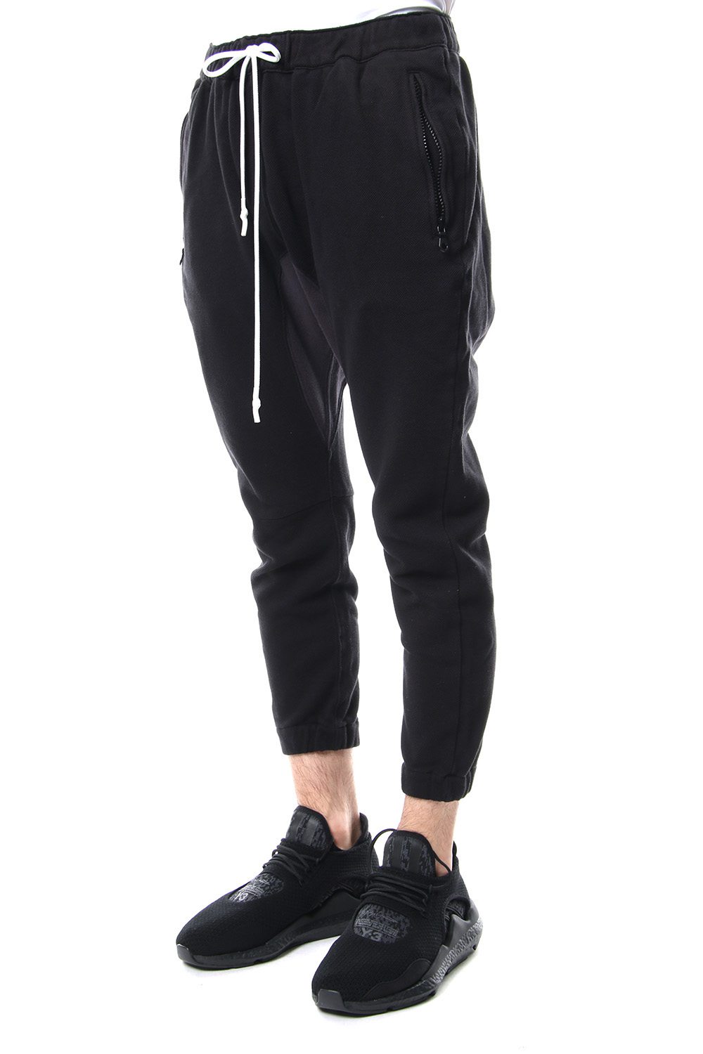 Seed Stitch Fleece Cold Dye Sarrouel Jersey Pants R+028