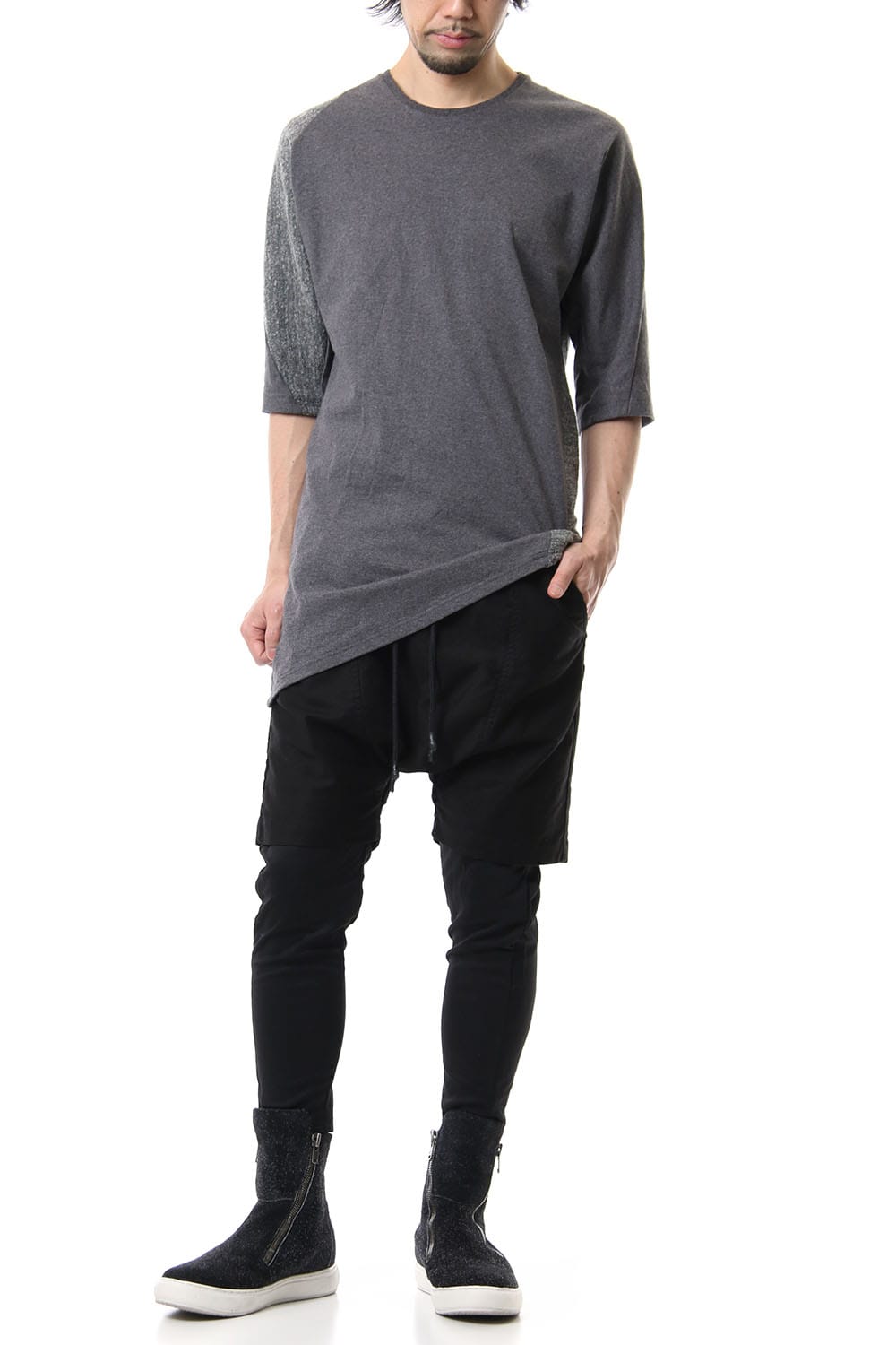 LAYERED SARROUEL PANTS