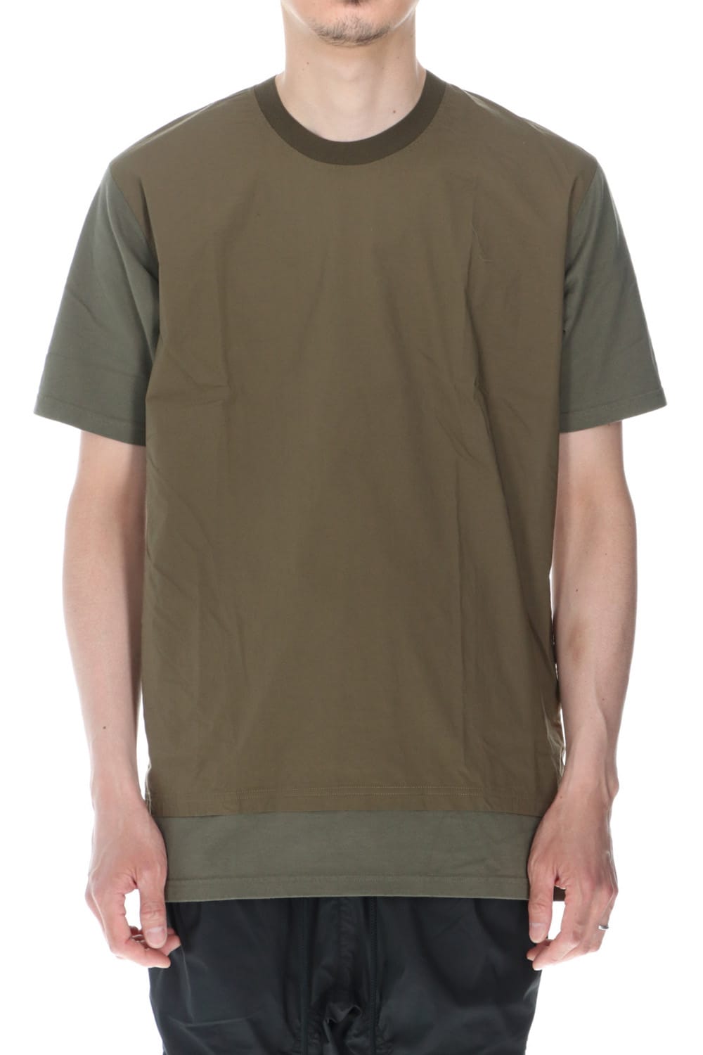 Layered-T Khaki