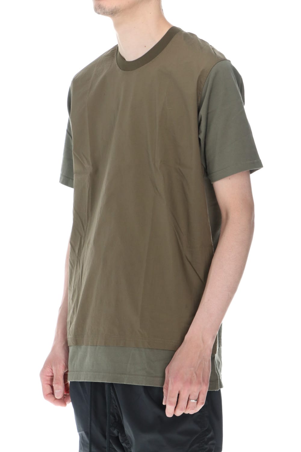 Layered-T Khaki