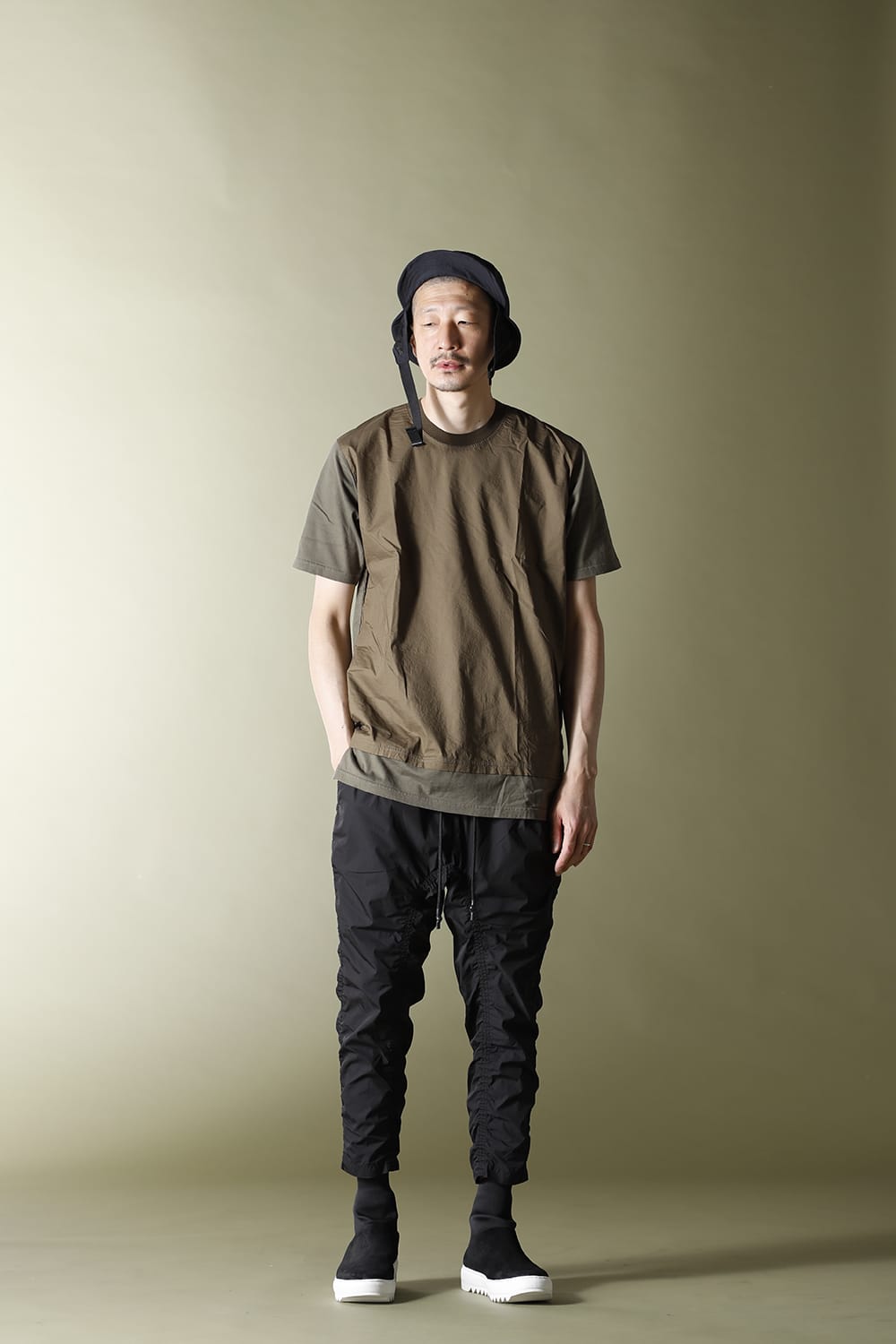 Layered-T Khaki
