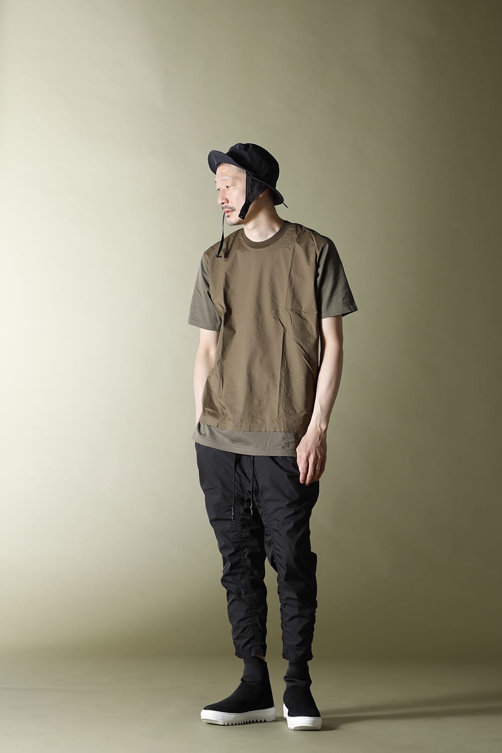Layered-T Khaki