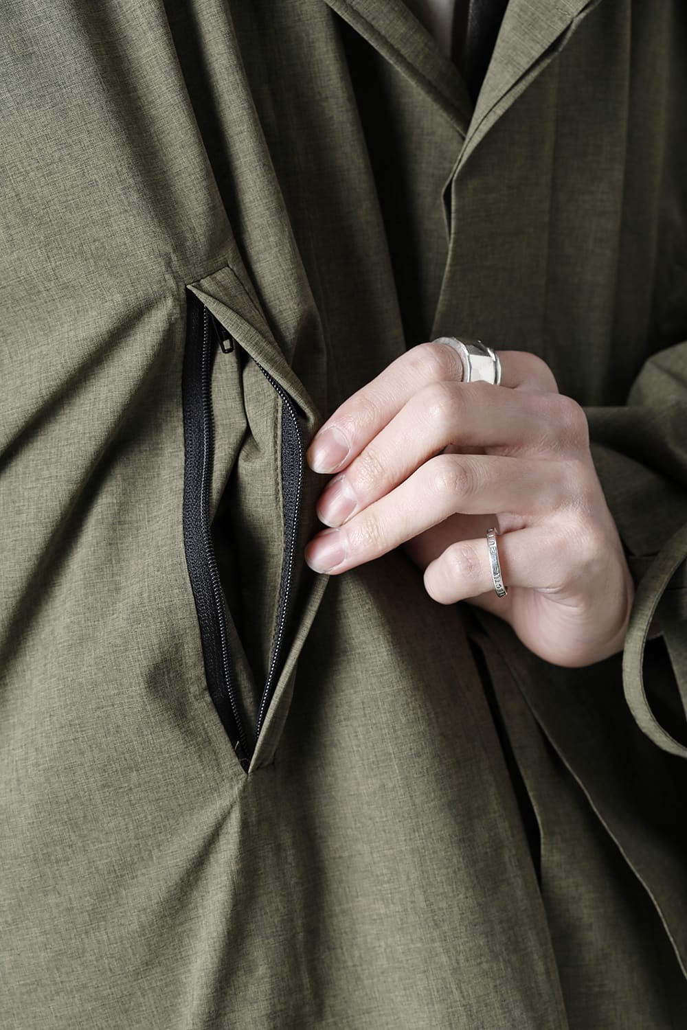 Raincho Melange Army Green