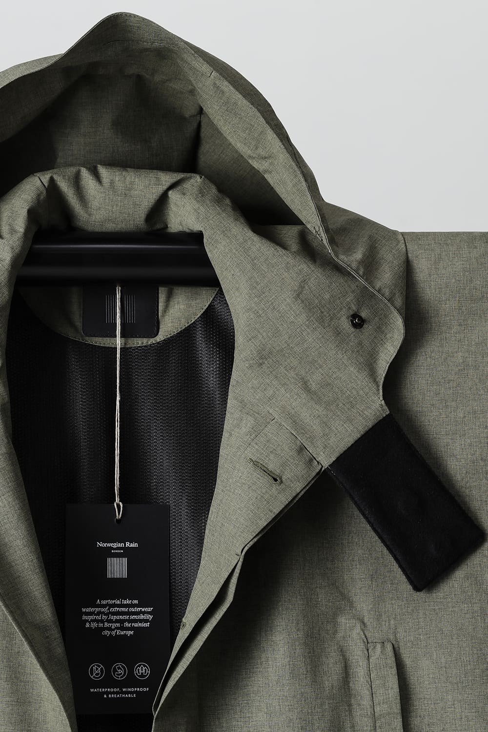 Raincho Melange Army Green