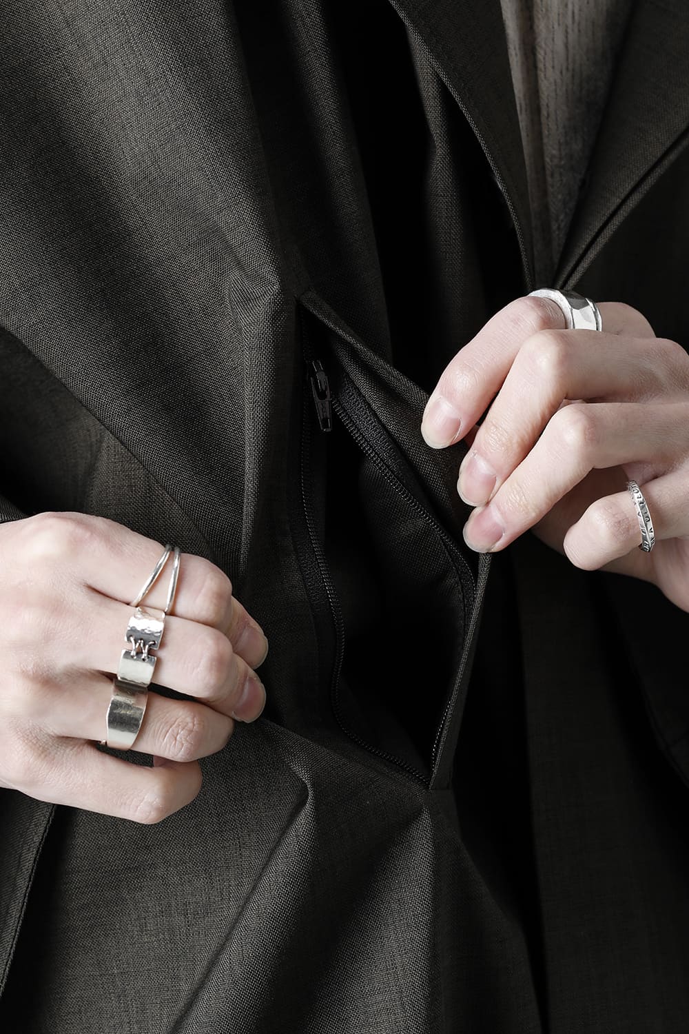 Raincho Mixed Army Green