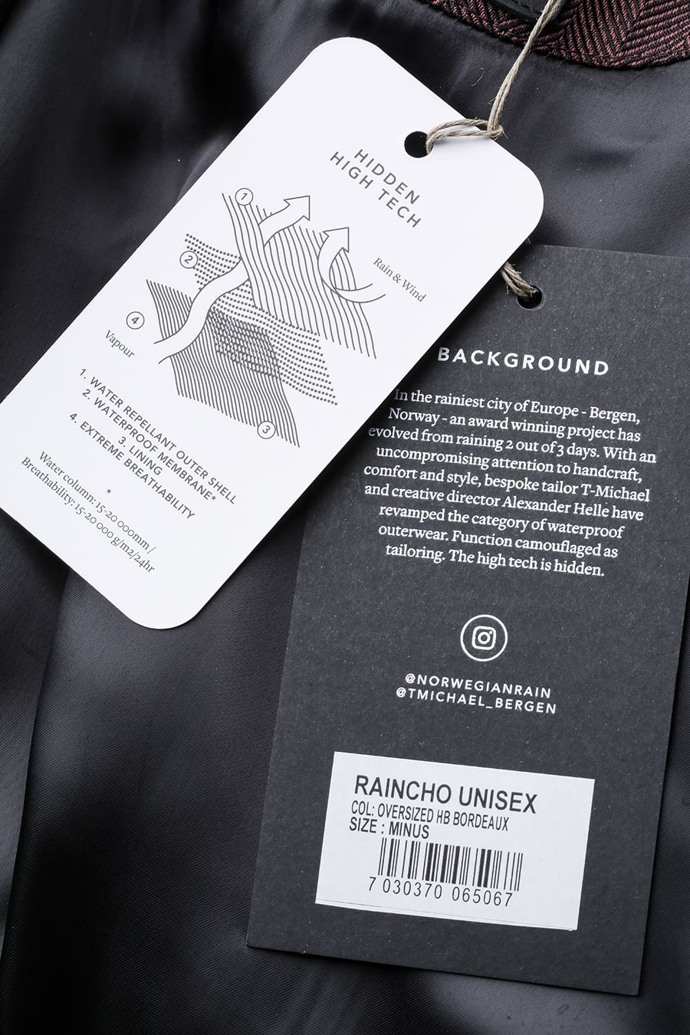 Raincho Unisex Bordeaux