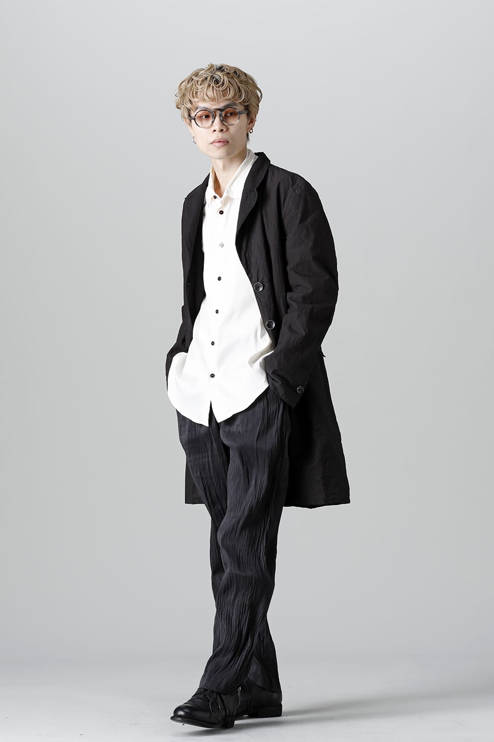 リバーシブルコート ブラック/ブラック