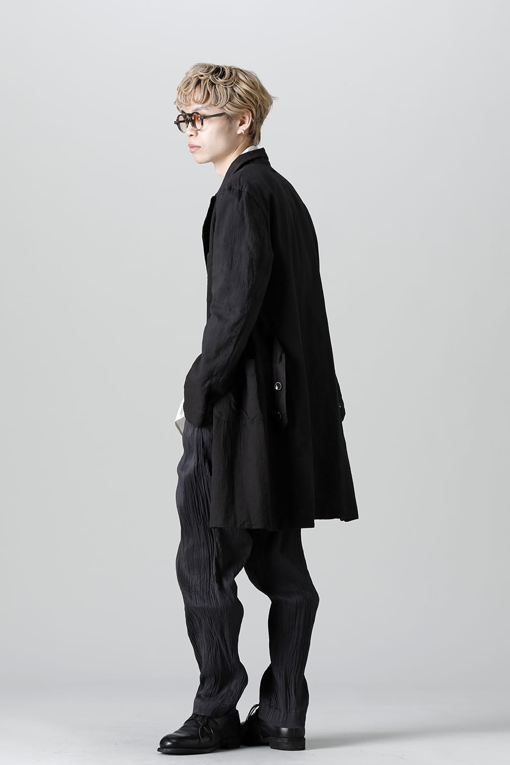 リバーシブルコート ブラック/ブラック