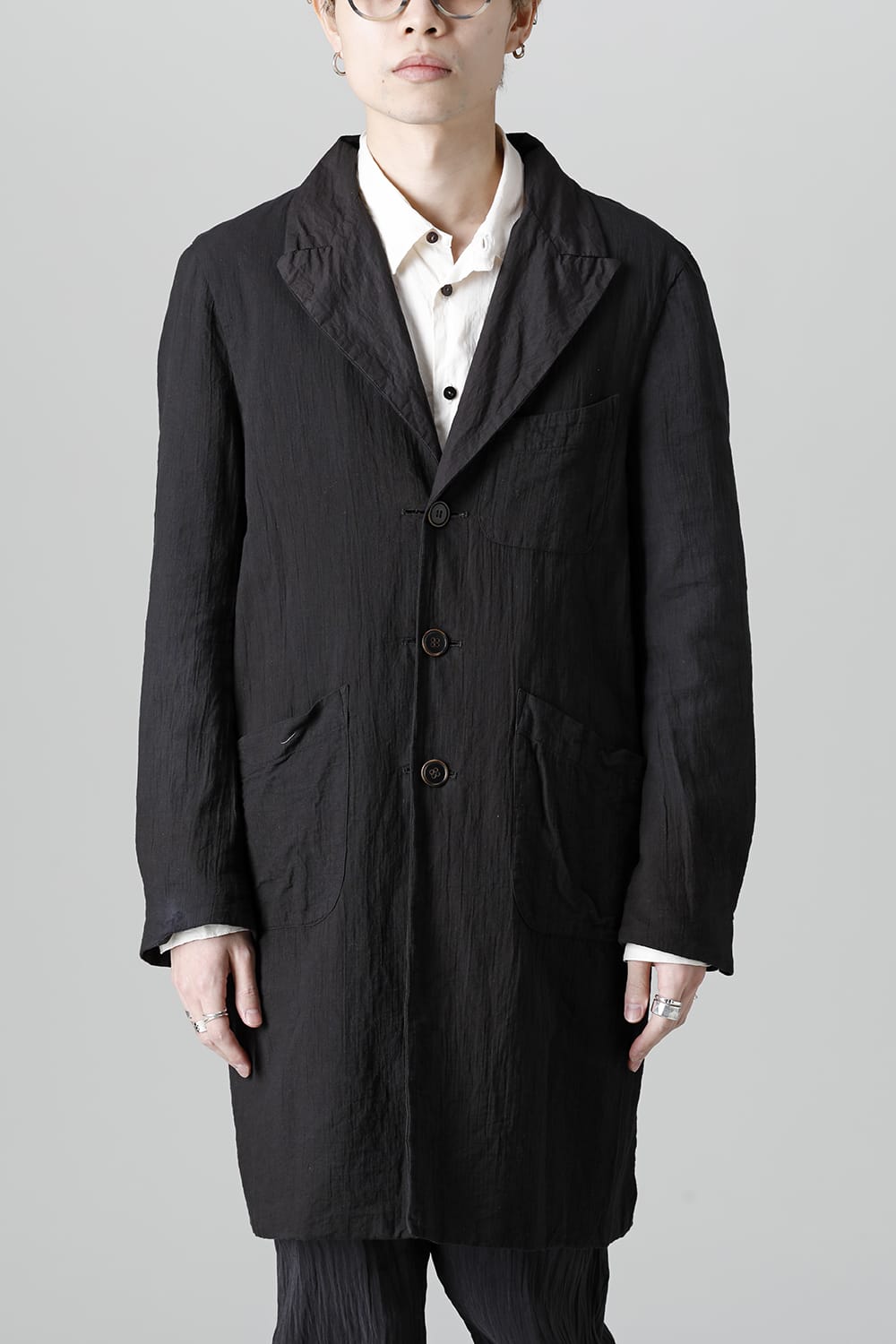 リバーシブルコート ブラック/ブラック