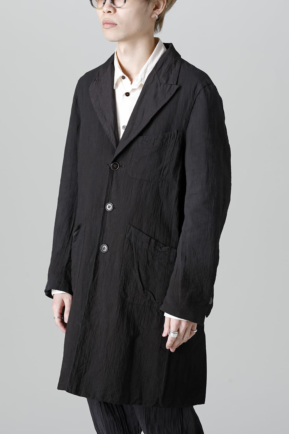 リバーシブルコート ブラック/ブラック