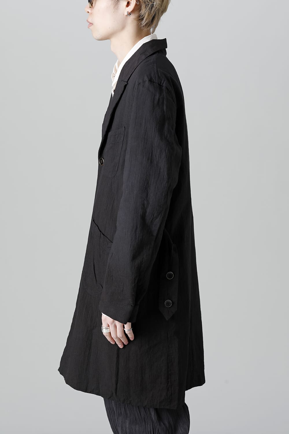 リバーシブルコート ブラック/ブラック