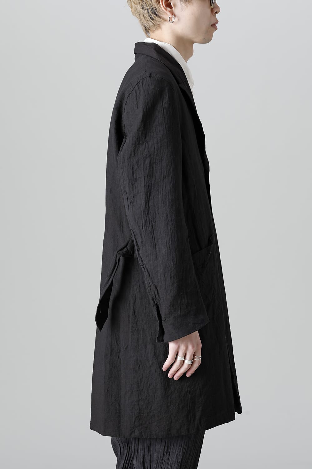 リバーシブルコート ブラック/ブラック