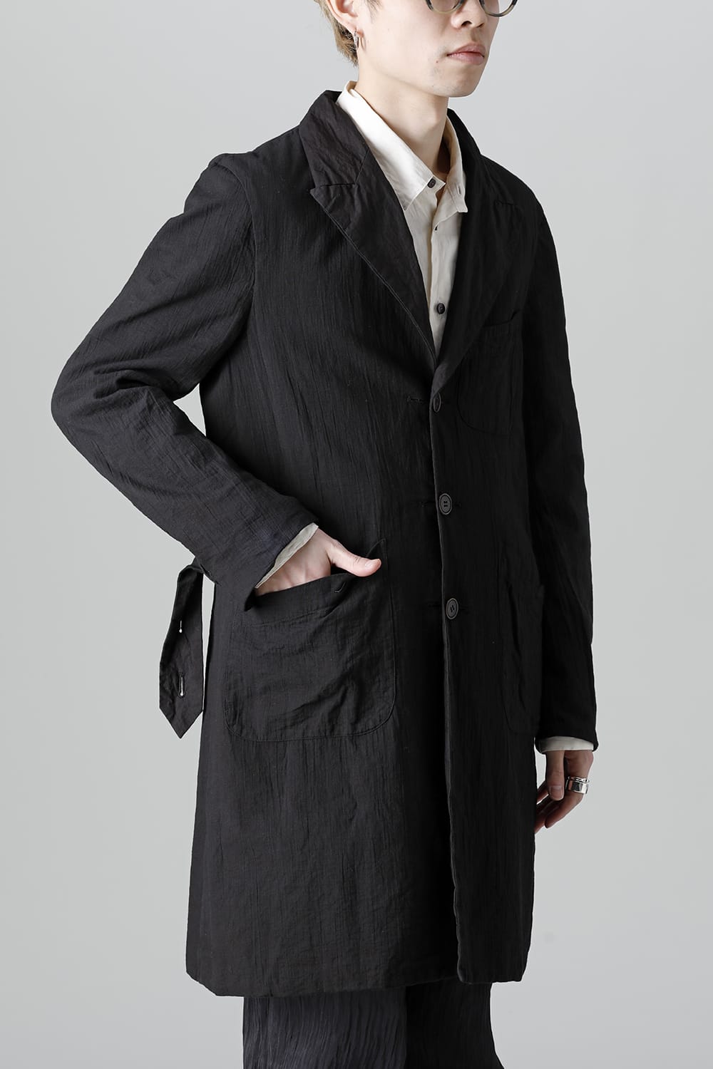 リバーシブルコート ブラック/ブラック