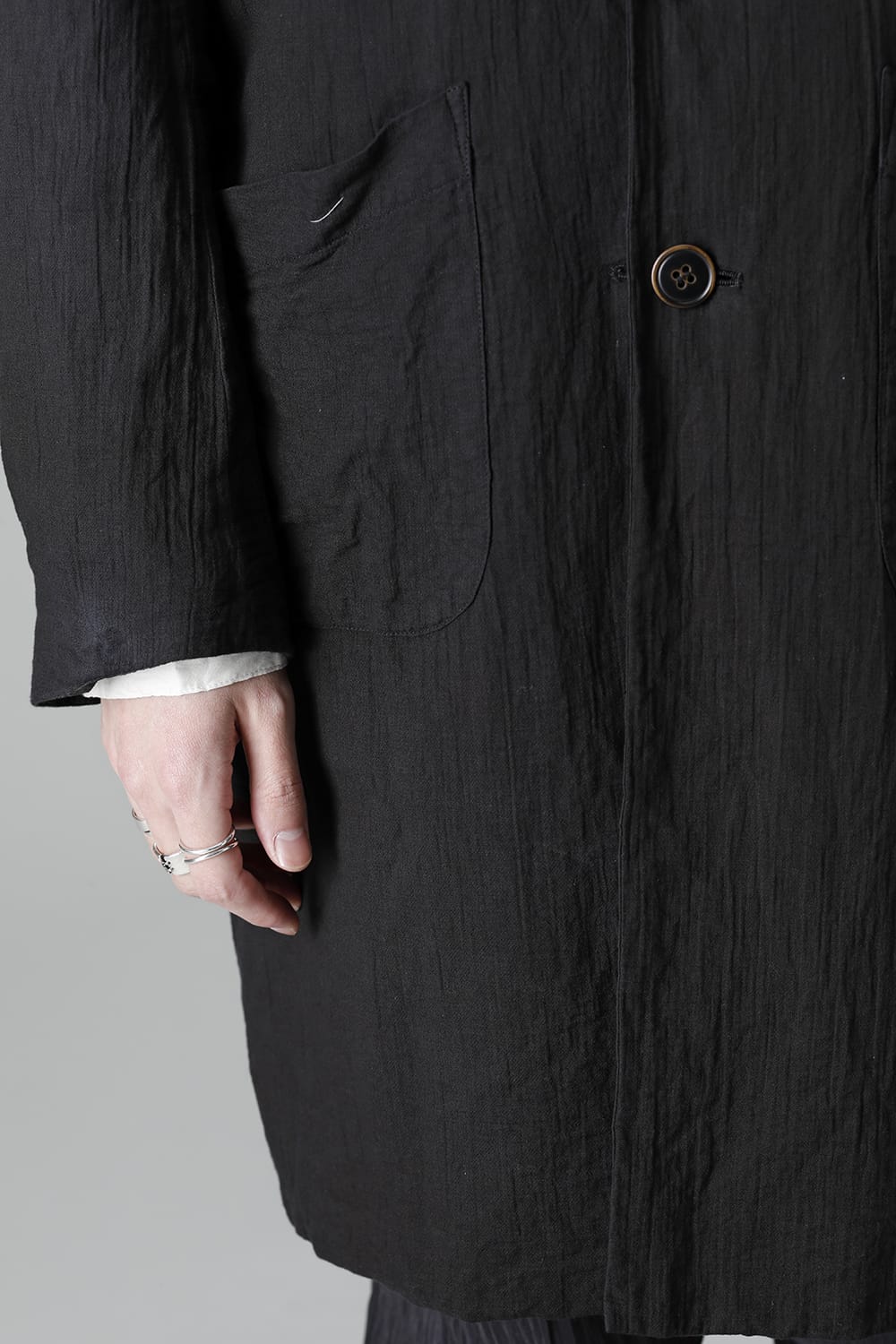 リバーシブルコート ブラック/ブラック