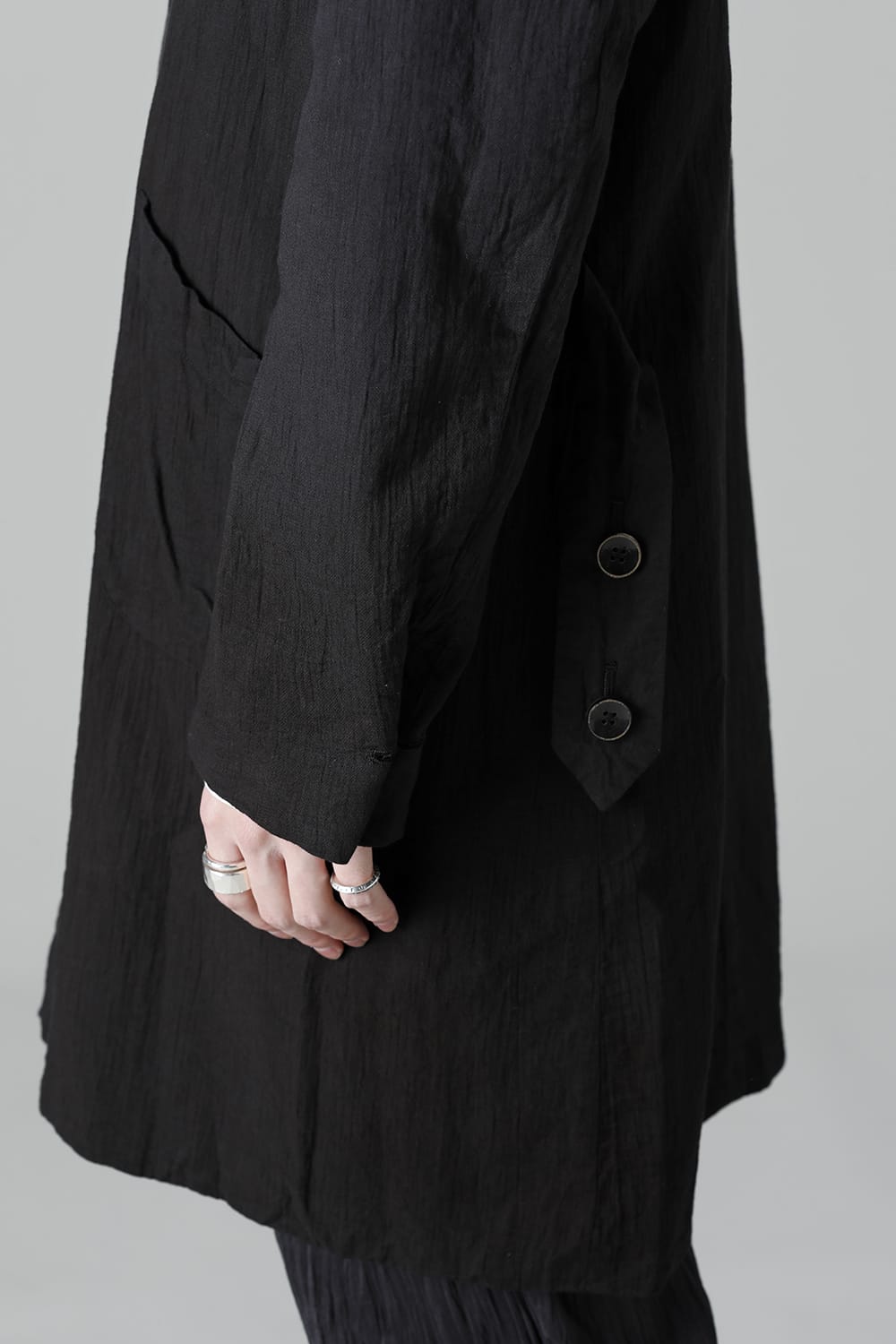 リバーシブルコート ブラック/ブラック