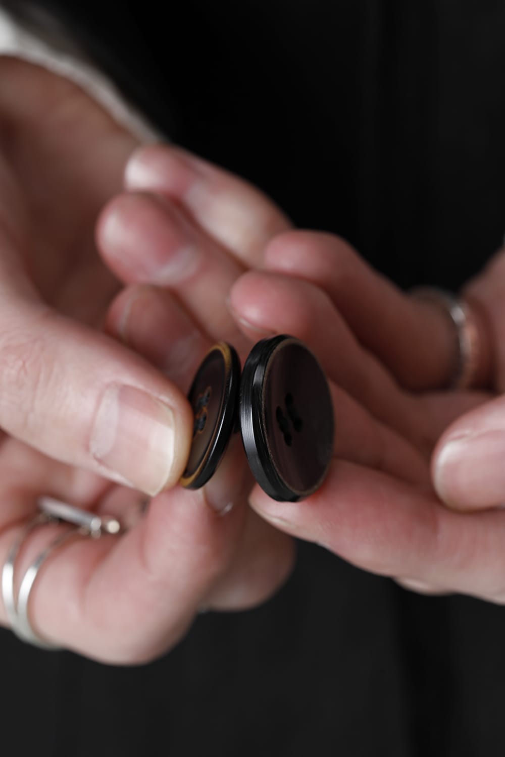 リバーシブルコート ブラック/ブラック