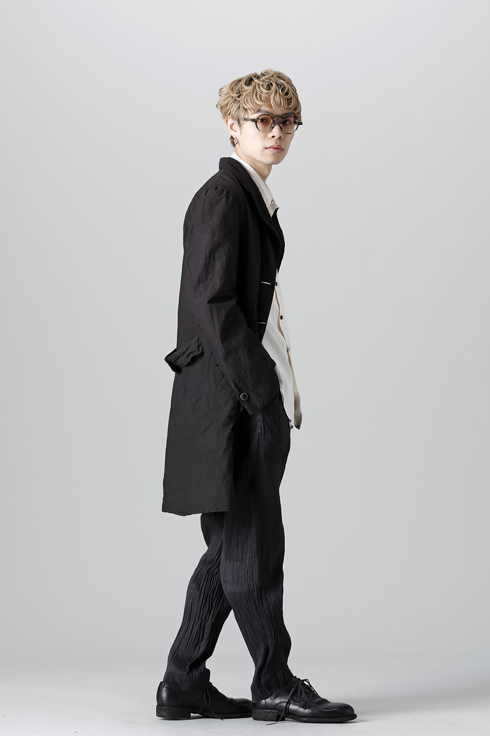 リバーシブルコート ブラック/ブラック