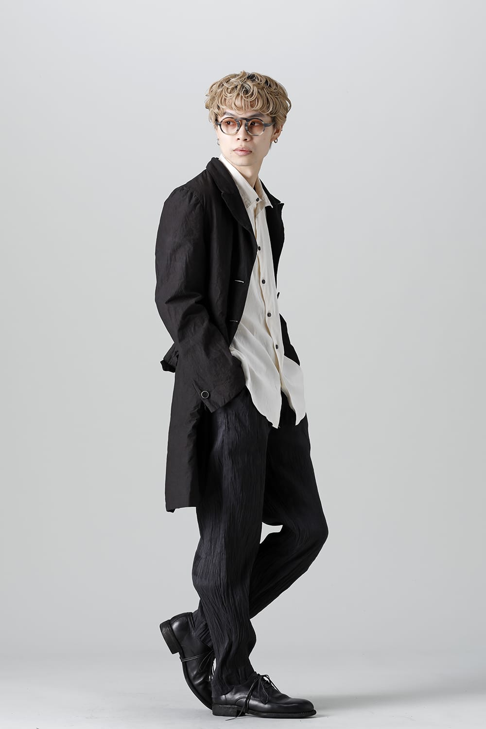 リバーシブルコート ブラック/ブラック