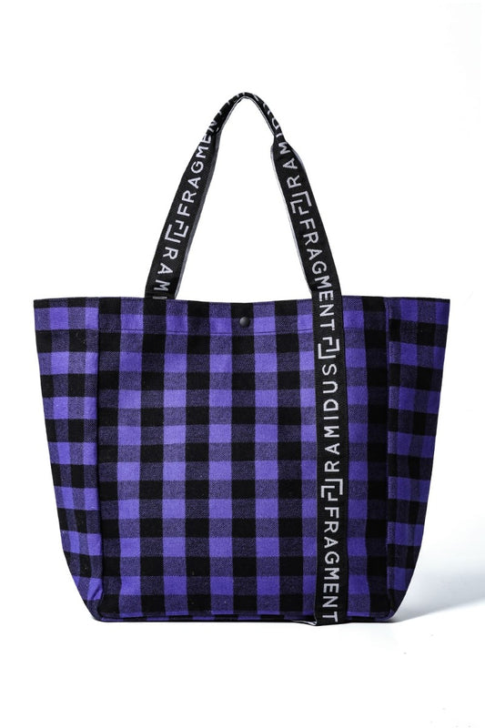 RAMIDUS BOX TOTE BAG (L) Purple