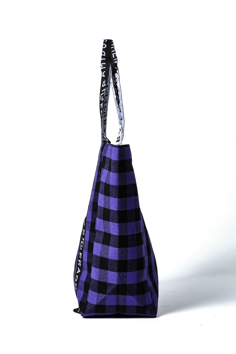 RAMIDUS BOX TOTE BAG (L) Purple