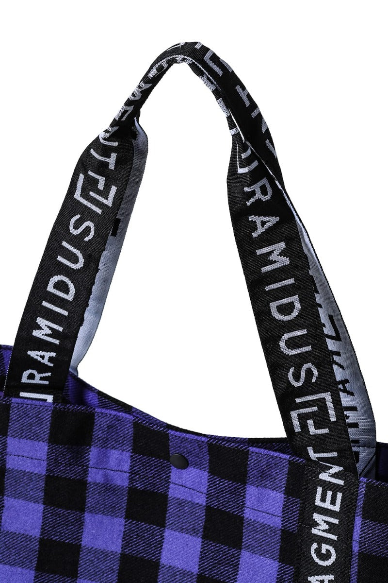 RAMIDUS BOX TOTE BAG (L) Purple