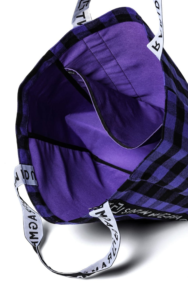 RAMIDUS BOX TOTE BAG (L) Purple