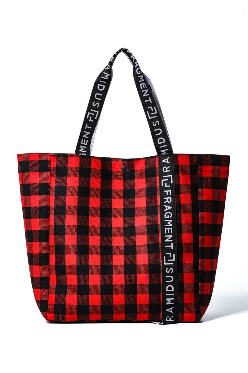 RAMIDUS BOX TOTE BAG (L) Red
