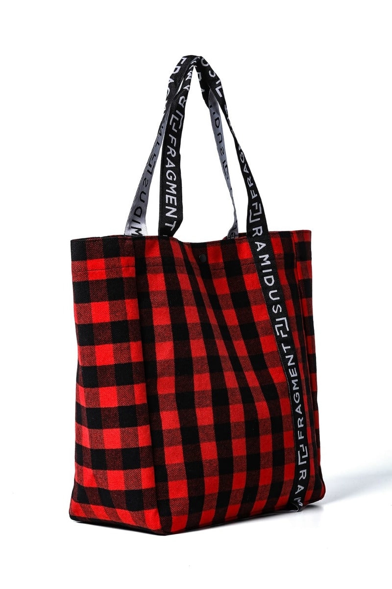 RAMIDUS BOX TOTE BAG (L) Red