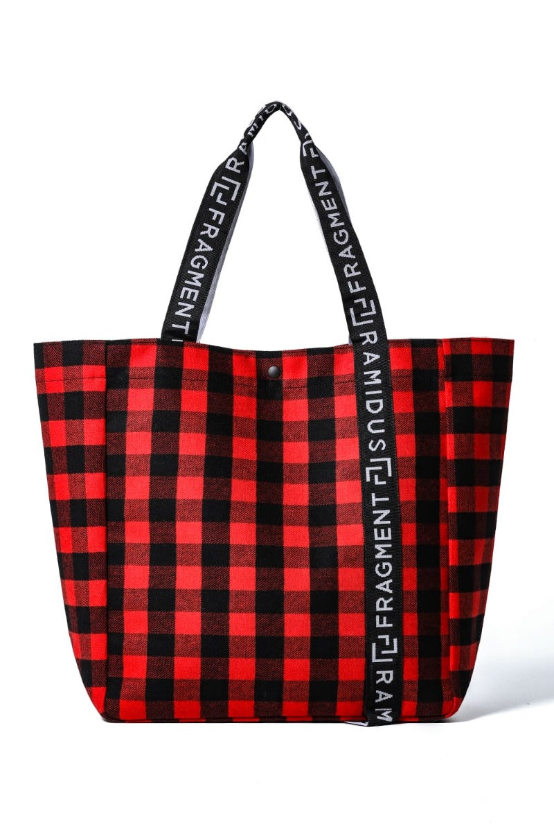 RAMIDUS BOX TOTE BAG (L) Red