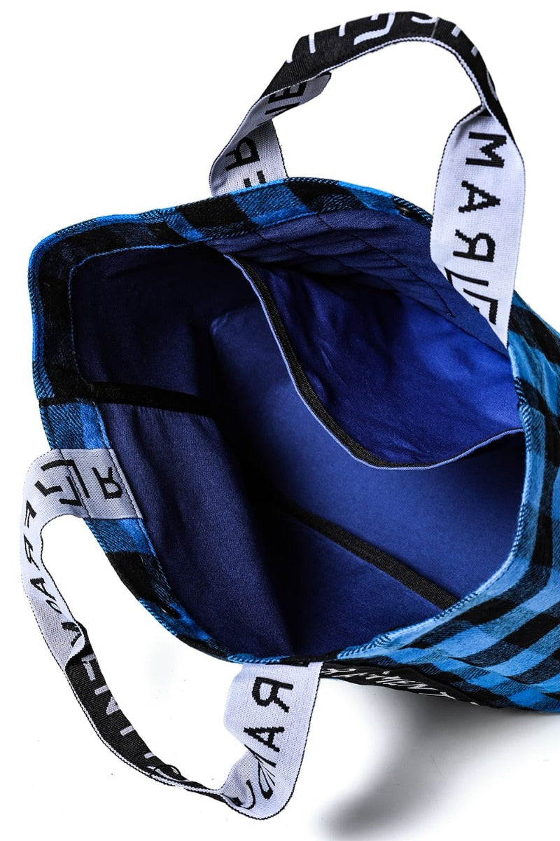 RAMIDUS BOX TOTE BAG (M) Blue