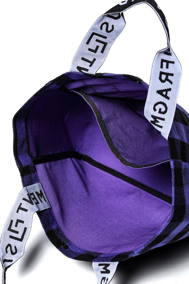 RAMIDUS BOX TOTE BAG (M) Purple